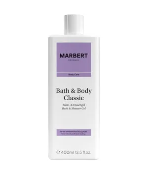 Marbert Body Care Bath & Body Classic Bade- & Duschgel 400 ml - Duschgel für sanfte Reinigung und blumigen Duft, sorgt für ein samtweiches Hautgefühl. Ideal für tägliche Pflege und dermatologisch getestet.