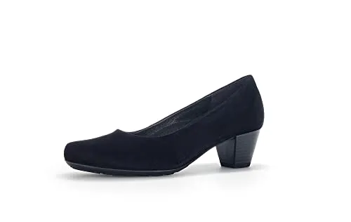 Gabor Damen Klassische Pumps, Frauen Absatzschuhe,Moderate Mehrweite (G),Abendschuhe,Court Shoes,stöckelschuhe,büro,schwarz,38 EU / 5 UK