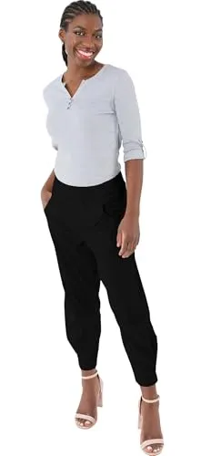 Produktbild Stehmann 3/4-Hose Rachell-650 mit elastischem Bund in Schwarz, Größe 40