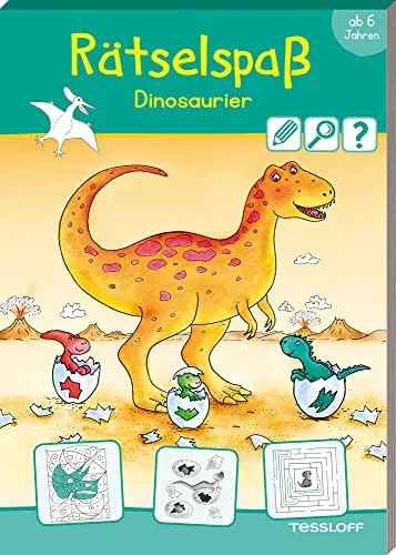 Rätselspaß Dinosaurier. Ab 6 Jahren (Rätsel, Spaß, Spiele)