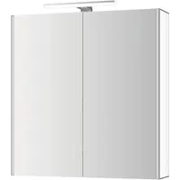 Jokey Spiegelschrank DekorAlu mit LED Beleuchtung - Spiegelschränke fürs Bad mit integrierter Steckdose und energieeffizienter LED-Beleuchtung für optimalen Komfort und modernes Design.