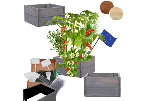 Modo24 Hochbeet ZP06 – Vielseitiges Kräuter- und Gartenbeet aus massivem Kiefernholz - Gestalten Sie Ihren Garten oder Ihre Terrasse mit dem robusten Hochbeet aus Kiefernholz. Ideal für frische Kräuter und Gemüse, bietet es durch verschiedene Größen und Farben optimale Anpassungsmöglichkeiten.
