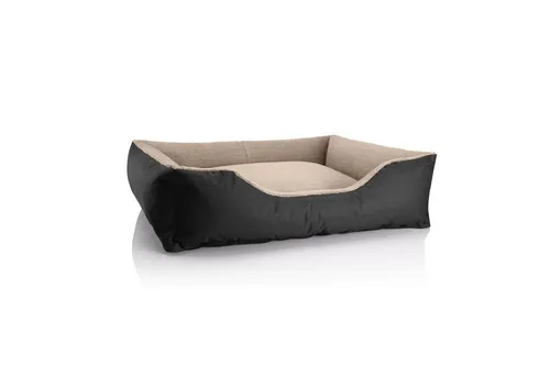 BedDog Hundebett Teddy XL - Ergonomisches Hundesofa aus strapazierfähigem Cordura und Microfaser-Velours, ideal für drinnen und draußen. Mit waschbarem Bezug und extra hohem Rand für optimalen Komfort und Gelenkschonung.