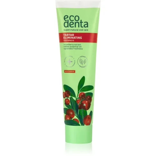 Ecodenta Green Tartar Eliminating erfrischende Zahncreme gegen Zahnstein mit Fluor Geschmack Cranberry 100 ml
