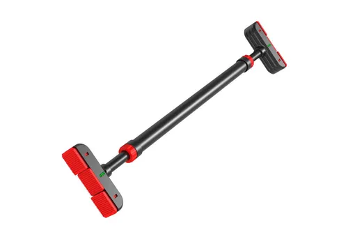 DH FitLife Klimmzugstange Türrahmen ohne Schrauben - Praktische Klimmzugstange für Türrahmen (72-92 cm), einfach zu montieren ohne Schrauben. Ideal für Krafttraining zuhause, inklusive Wasserwaage für exakte Ausrichtung.