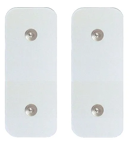 Elektroden/Aufkleber, Elektrostimulation, rechteckig 5 x 10 cm, 4 mm 4