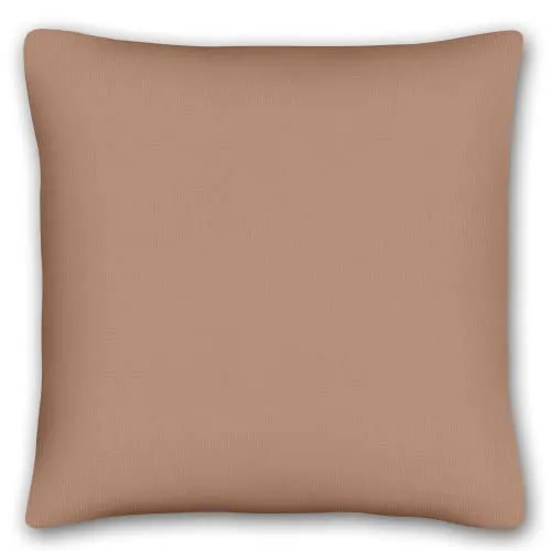 KiGATEX Kissenbezug 40x40 cm – 100% Baumwolle, weiche & langlebige Dekokissenhülle, waschbar, in vielen Farben – Ideal für Sofa, Bett & Wohnbereich - Coffee