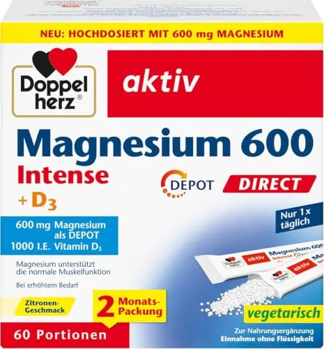 Doppelherz Magnesium 600 Intense + D3 DEPOT DIRECT