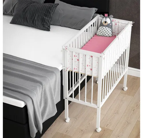 VitaliSpa® Beistellbett Sophie, Weiß, 40 x 90 cm