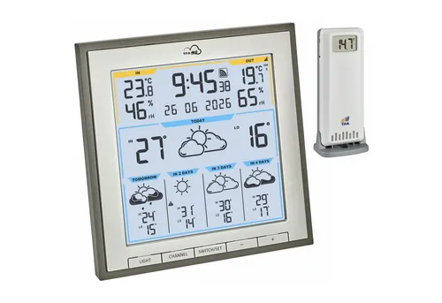 TFA WLAN Funk-Wetterstation TFA.me ID-08, anthrazit 35.8105.10