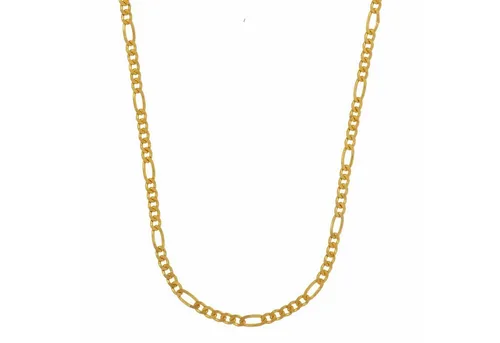 HOPLO Goldkette Goldkette Figarokette Länge 38cm - Breite 1,5mm - 333-8 Karat Gold, Made in Germany