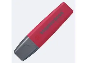 STABILO BOSS NatureCOLORS Wildflowers Textmarker rot - Textmarker in Burgunderrot, ergonomisch gestaltet, nachfüllbar und schnell trocknend – ideal für Büro, Studium und Schule.