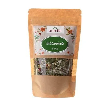 aurelia Bärlauchsalz 200g – Aromatisch-würziges Salz mit Steinkristallen & Blüten – Perfekt für Suppen, Soßen, Eierspeisen, Aufläufe und Wildgerichte – Gluten- & Laktosefrei, Ohne Zusätze