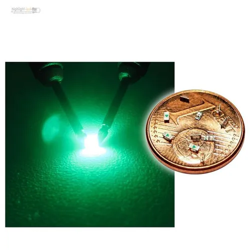 SMD LED 0603 Grün mini LEDs grüne SMDs green vert groene verde groen 50 x