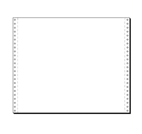 SIGEL Endlospapier 12 Zoll x 375 mm, 60 g - 2000 Blatt - Endlospapier für Matrixdrucker, 1-fach, ECF-zertifiziert und störungsfrei. Hergestellt in Deutschland mit modernster Technik für höchste Qualität.