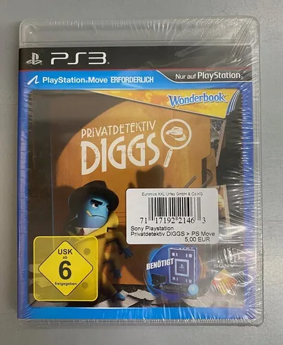 PS3 Privatdetektiv DIGGS - Spannendes Abenteuer für die ganze Familie - Games: Erlebe mit Privatdetektiv DIGGS ein interaktives Spielvergnügen für die PS3, das die Kreativität und den Teamgeist der Kinder fördert.