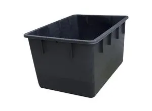 Graf Rechteckbehälter schwarz 220 L