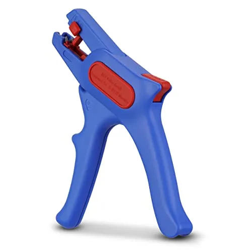 REV Kabelzange, Abisolierzange 0,2-6mm² für schwerzugängl. Stellen, blau