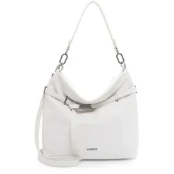 EMILY & NOAH Handtasche Baila – Elegante Damen Schultertasche - Handtaschen, schickes Design aus hochwertigem Kunstleder in Weiß, mit verstellbarem Umhängegurt für crossover Tragekomfort und ideal für jedes Outfit.