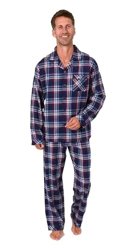 Produktbild Normann Herren Flanell Schlafanzug Karo in Übergröße