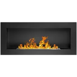 Ethanolkamin Gelkamin Bioethanol Kamin (90 cm, Schwarz)