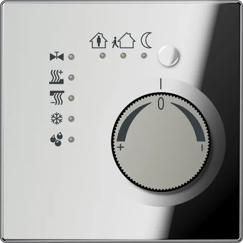 Jung GCR2178 KNX Stetigregler in Glanzchrom von Jung KNX Bussystem-Raumtemperaturregler