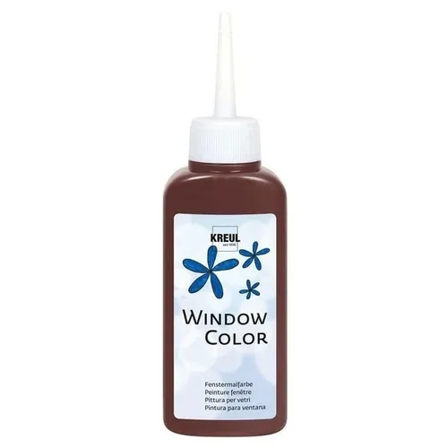 Kreul Window Color dunkelbraun 80ml Flasche