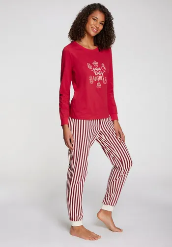 LASCANA Pyjama (Set, 2 tlg) Mit Weihnachtlichem Muster von LASCANA 