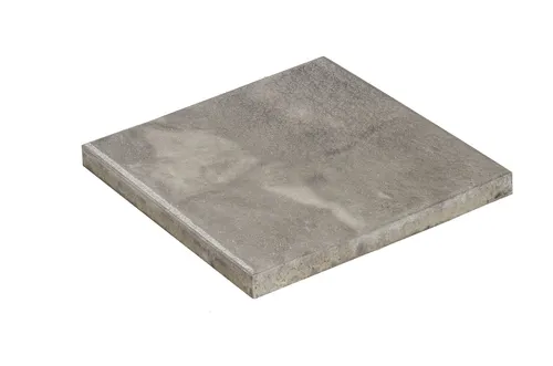 Terrassenplatten ANCONA WEIß-SCHWARZ GEFL. 40/40/4 CM von Diephaus