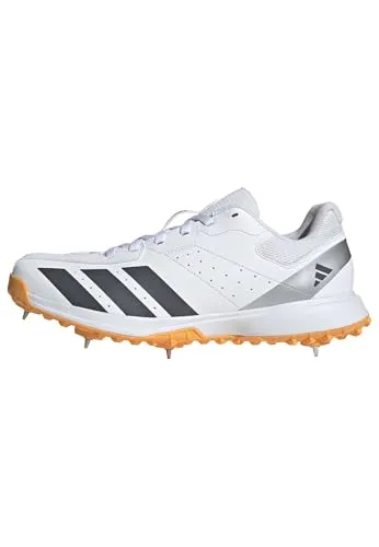 adidas Herren Howzat Spike, FTWR White/Aurora Onix/Lucid Tangerine, 47 1/3 EU
