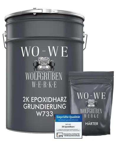 2K Grundierung Epoxidharz Haftgrund Beschichtung Haftgrundierung Tiefengrund W733 - 9Kg