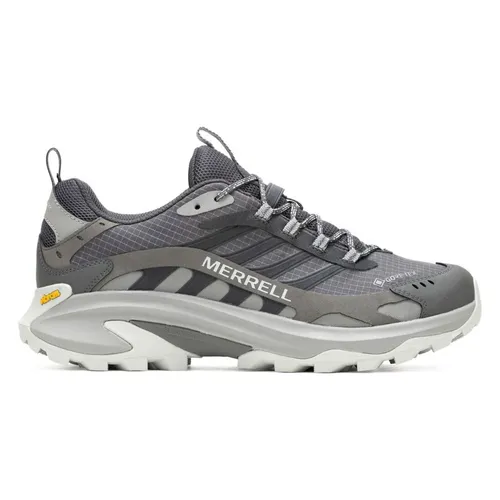 Merrell MOAB SPEED 2 GORE-TEX Wanderschuh - Wasserdicht und Atmungsaktiv in Grau 44,5 EU - Wanderschuh mit GORE-TEX® Membran für optimalen Wetterschutz und Atmungsaktivität, ideal für anspruchsvolle Wanderungen.