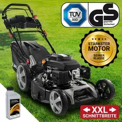 BRAST Benzin Rasenmäher 22224 ESTART mit Elektrostarter