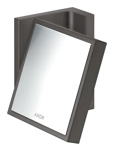 Axor Universal Rasierspiegel - Brushed Black Chrome - Eleganter rechteckiger Rasierspiegel in brushed black chrome, ideal für das moderne Badezimmer und bietet eine klare Reflexion für präzise Rasur.