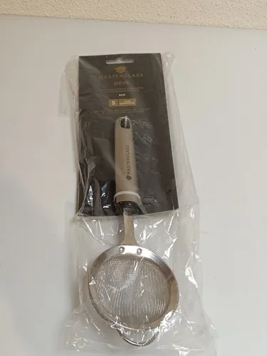MasterClass Soft Grip Colander 8cm Carded Stainless Steel