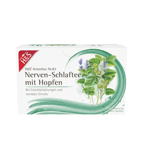 H&S Nerven- und Schlaftee mit Hopfen 20x1.5g von H&S