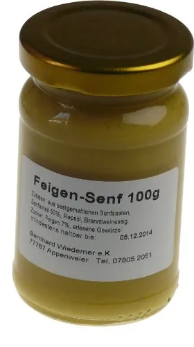 Wiedemer Gourmet Feigen Senf 100ml