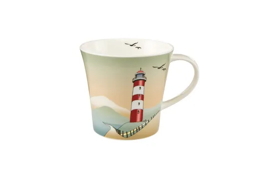 Goebel Tasse Lighthouse 10x9.5x13 cm, Porzellan, Spülmaschinengeeignet, Mikrowellengeeignet