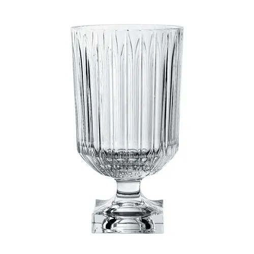 Nachtmann Vase 103634 Minerva, Kristallglas - Elegante Tischvase aus hochwertigem, bruchfestem Kristallglas (31,5 cm), ideal für große Blumenarrangements oder als Sektkühler. 100 % spülmaschinenfest und mit aufwendiger Schliffdekoration.