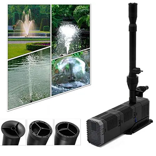 Forever Speed 1500L/h Springbrunnenpumpe Wasserspielpumpe Teichpumpe Fontäne Wasserpumpe Fontäne Gartenpumpe Bachlaufpumpe