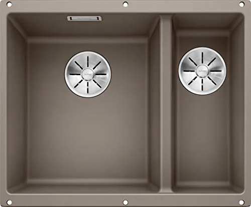 Blanco Subline 340/160-U Unterbauspüle - Hochwertige Unterbauspüle mit kompakten Maßen (46 cm, 55.50 cm), ideal für moderne Küchen und platzsparende Lösungen.