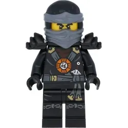LEGO Ninjago: Cole (Besessenheit, 2015 Edition) - Entdecke Cole, den starken Ninja des Elements Erde, in seiner schwarzen Rüstung. Er ist ein loyaler Beschützer und bringt seine Freunde mit seinem Mut und seiner Entschlossenheit zusammen. Original LEGO Teile, geeignet für kreative Abenteuer.