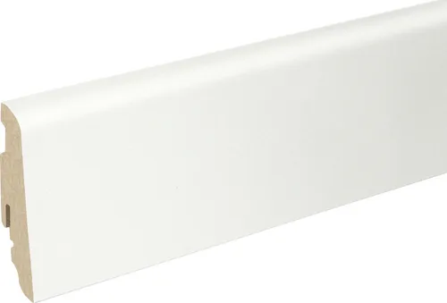 FN Neuhofer Fußleiste 240 cm 58 x 19 mm weiß von FN Neuhofer