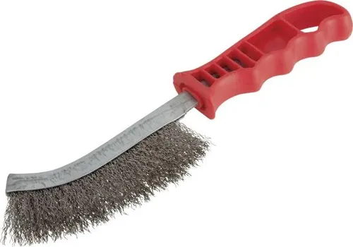 Produktbild Wolfcraft Handdrahtbürste Kunststoffgriff Edelstahldraht Drahtbürsten