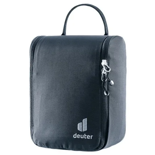 deuter Unisex-Adult Wash Center I - Praktisches Kulturbeutel in Schwarz - Sport-Kulturbeutel mit großem Hauptfach, abnehmbarem Spiegel und verstaubarem Haken zum Aufhängen - ideal für Reisen oder das Fitnessstudio.