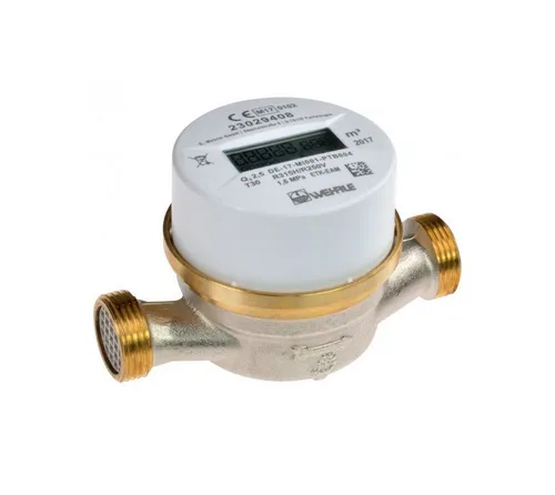 Warmwasserzähler mit digitaler Anzeige, AG 3/4