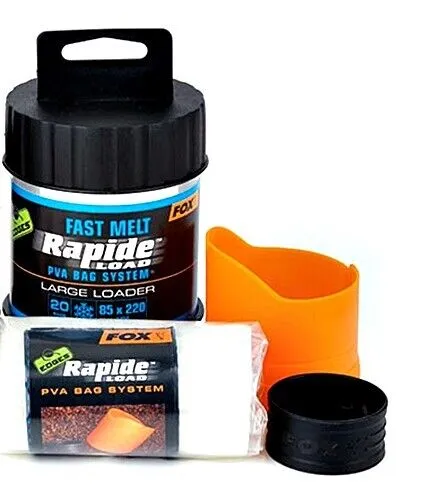 Fox Edge Rapide System 85mm x 220mm fast melt PVA Bag System Large Loader