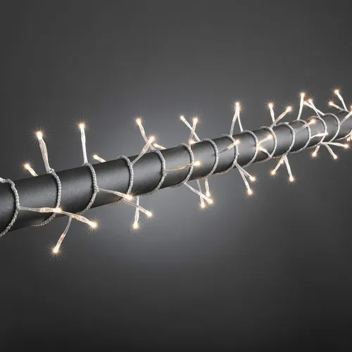 Konstsmide 2366-003 LED Lichterkette 80 warmweisse LED 8,95 Meter LED klares Kab