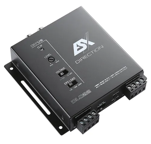 ESX DLC22 2-Kanal High-Low Adapter - Verstärker mit High-Input bis 400W pro Kanal, ideal für kraftvollen Sound und hohe Leistung in jedem Setup.