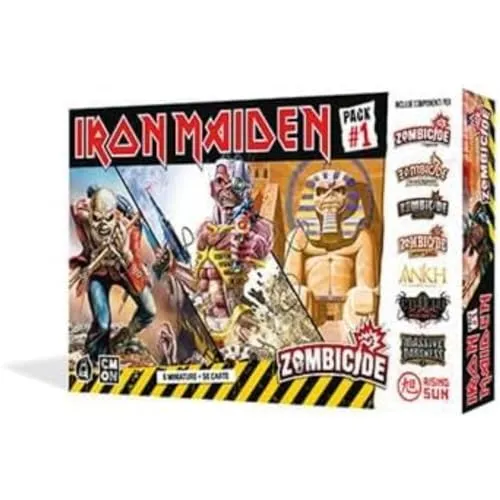 Asmodee - Zombicide, 2. Ed - Iron Maiden Pack 1, Erweiterung Tischspiel, Pack 1
